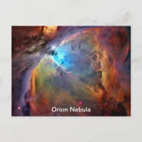 Orion Nebula Space Galaxy Postcard