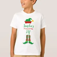 Customizable Santa's Elf Christmas T-Shirt