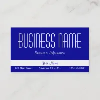 Blue Business Card