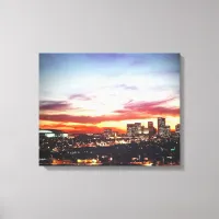 Phoenix, AZ at Sundown Canvas Print