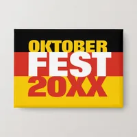 Oktoberfest Octoberfest German Flag Button