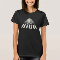 Music Gets Me Way Up High Piano Keys T-Shirt