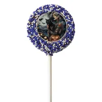 Witch Themed Halloween Party Chocolate Covered Oreo Pop