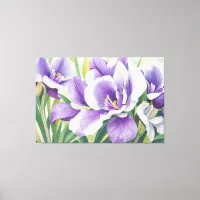 *~* ART Fantasy Floral TV2 Stretched Canvas Print