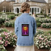 Stained Glass Angel Denim Jacket