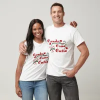 candy cane cutie Tri-Blend shirt