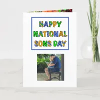 Happy National Sons Day | September 28th Card