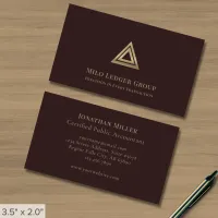 Timeless Business Cards for CPAs