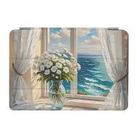 Pretty Ocean View Coastal Art iPad Mini Cover