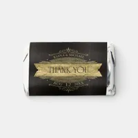 Fine Filigree Gold Wedding Thank You ID871 Hershey's Miniatures