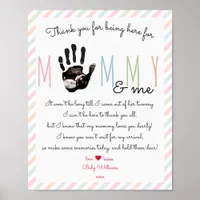 Message from the Bump Ultrasound Baby Shower Sign