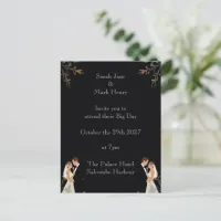 Invitation Wedding layout you can personalize Postcard
