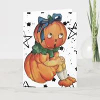 Vintage Halloween Holiday Card