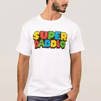 Super Daddio Father's Day Shirt for Gamer Dad