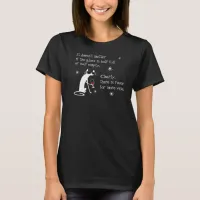 Room for More Wine Funny Quote with Cat T-Shirt