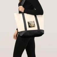 Gold, Black & White Marble | Tote Bag