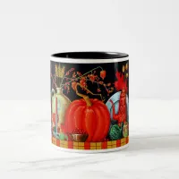 Autumn Festive Table Two-Tone Coffee Mug