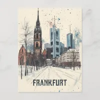 Travel to Frankfurt am Main Germany Postcard