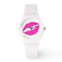 Hot Pink Ombre Lipstick Kiss Watch