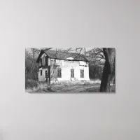 Lost, Abandoned House Deserted Photography   Canvas Print