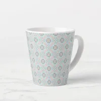 Seamless Seashell Pattern Latte Mug