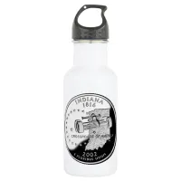 Faux Indiana State Quarter Water Bottle