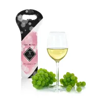 Elegant 5th Rose Quartz Wedding Anniversary Wine Bag