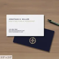 Minimal Simple Accountant Business Card