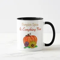 Pumpkin Spice & Everything Nice Autumn  Mug