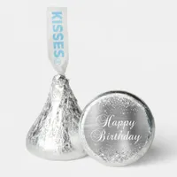 Glittery Silver Foil Happy Birthday Hershey&#174;'s Kisses&#174;