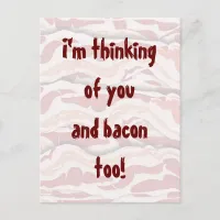 Bacon on Paper Postcard