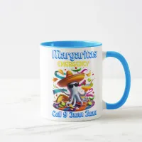 Margarita Emergency Sombrero-Wearing Octopus Mug