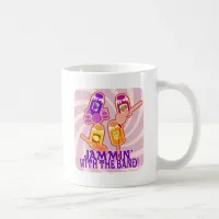 Jam Band Funny Music Cartoon Character Design Coffee Mug