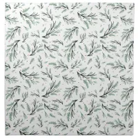 Green Pine Bough Pattern Cloth Napkins