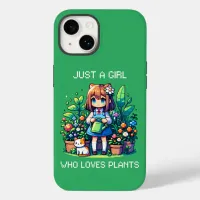 Just a Girl Who Loves Plants Case-Mate iPhone 14 Case