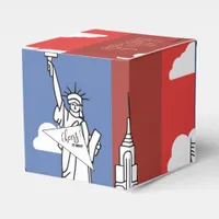 Liberty and Manhattan for 4th of July Favor Boxes