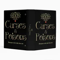 Curses and Poisons Mini Binder