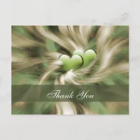 trendy green  ThankYou Cards