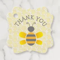 Personalized Thank you Honey Bee Baby Shower Favor Tags