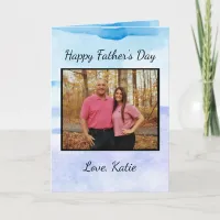 Customizable Father's Day Folded Greeting Card