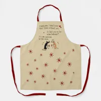 Talking to the Wine Funny Cat Apron