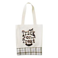 trick or treat zazzle HEART tote bag