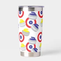 Curling Stones and Targets, Fun Curler Insulated Tumbler