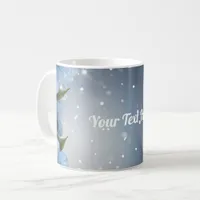 Blue Cherry Blossom Coffee Mug