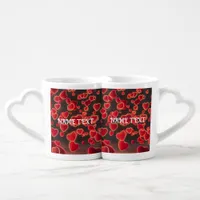 Perfectly Paired: Custom Heart Handle Mug Set 