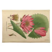 Vintage Waterlily Cloth Placemat