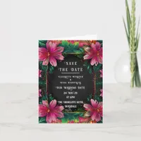 Vibrant Floral Wedding Invitation