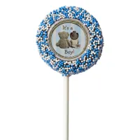 It's a Boy, Lil' Cowboy and Teddy Bear Baby Shower Chocolate Covered Oreo Pop
