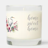 Tropical Egret Coastal Bird Scented Candle