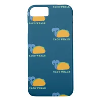 Pattern Taco Whale Cartoon Character iPhone 8/7 Case